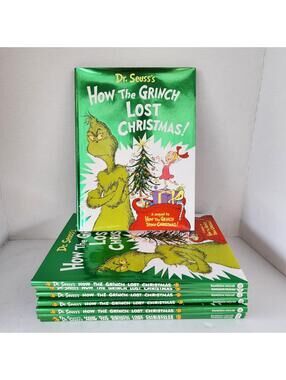 8pk LOT -Dr. Seuss's How the Grinch Lost Christmas! by Alastair Heim (Hardcover)